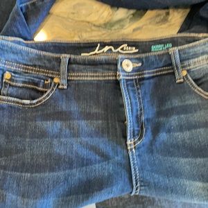 INC Jeans Skinny Leg Regular Fit Denim Blue 6 HI.